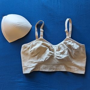 Kindred Bravely Sublime Hands-Free Pumping & Nursing Bra (beige)